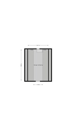 Plattegrond - Linderflier 39a, 7681 ZK Vroomshoop - Garage verdieping.jpg